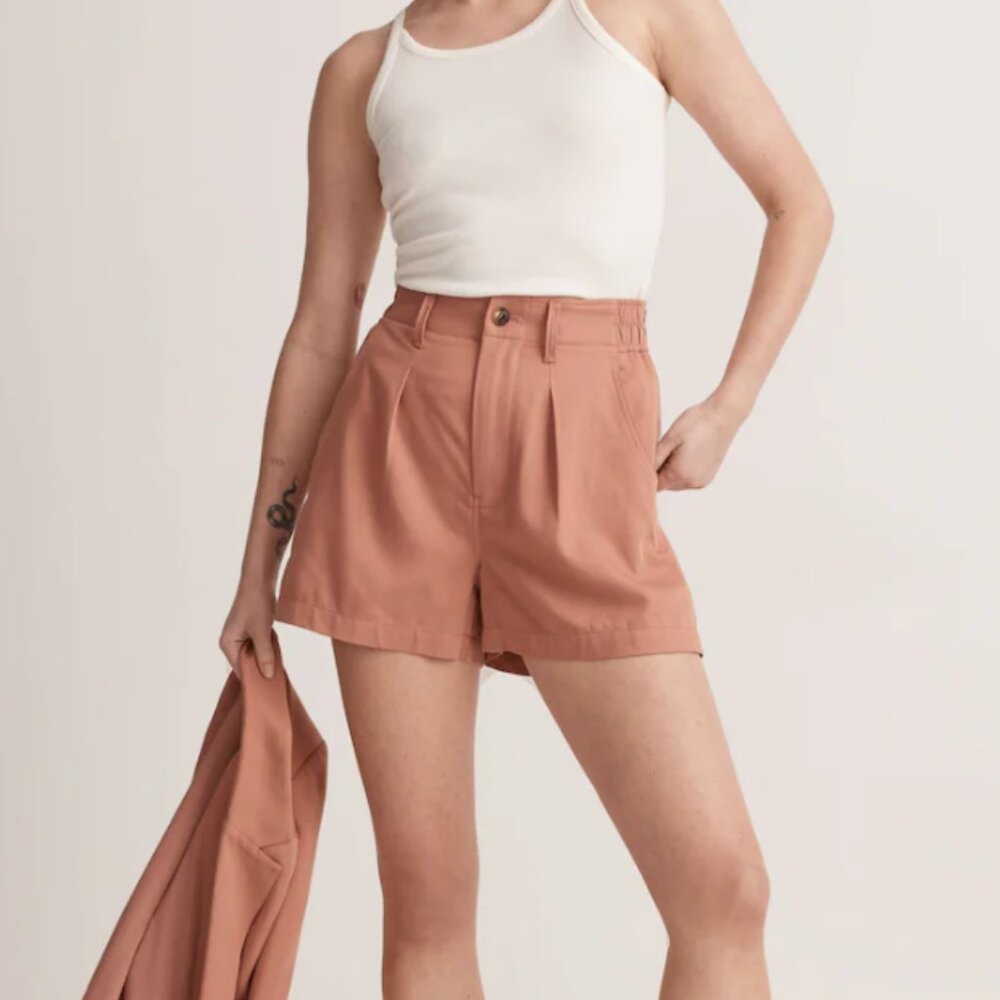 Madewell - The Neale Short in Drapeweave, size 6